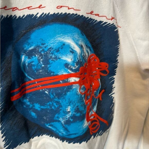 Vintage Peace on Earth Sweatshirt - Picture 3 of 7